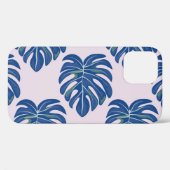 Tropische bladeren modieus naadloos patroon Case-Mate iPhone case (Achterkant (horizontaal))