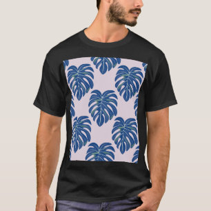 Tropische bladeren modieus naadloos patroon t-shirt