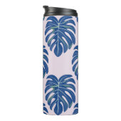 Tropische bladeren modieus naadloos patroon thermosbeker (Geroteerd rechts)