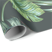 Tropische bladeren, monstera, bananenblad, oerwoud cadeaupapier (Rol Hoek)