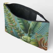 Tropische Bladeren Moody Groene Varens Accessoire  Etui (Open)