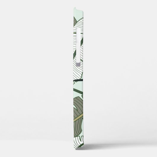 Tropische bladeren naadloos patroon Case-Mate iPhone case (Achterkant / Links)