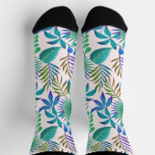 Tropische bladeren naadloos patroon sokken (Top)