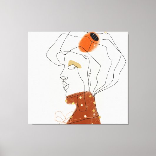 Tropische bladeren, naadloos patroonontwerp. canvas afdruk (Voorkant)