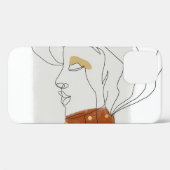 Tropische bladeren, naadloos patroonontwerp. Case-Mate iPhone case (Achterkant (horizontaal))