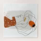 Tropische bladeren, naadloos patroonontwerp. legpuzzel (Horizontaal)