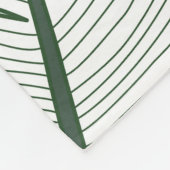 Tropische bladeren: naadloze Natuur. Fleece Deken (Hoek)