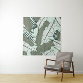 Tropische bladeren: naadloze Natuur. Wandkleed (In situ)