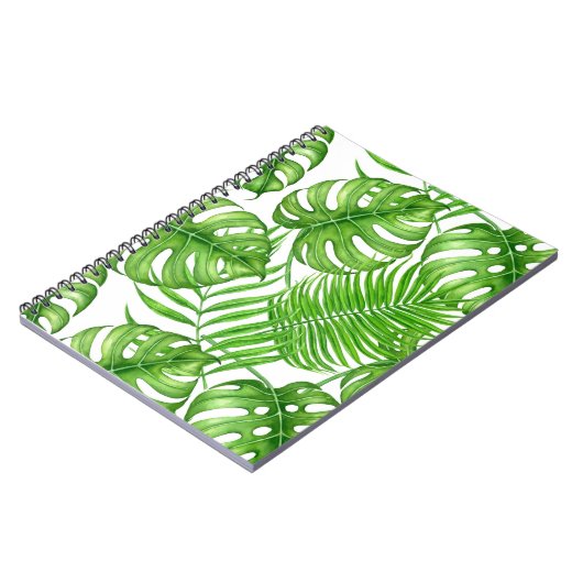 Tropische bladeren notitieboek (Linkerzijde)