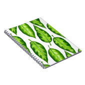 Tropische bladeren notitieboek (Rechterzijde)