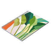 Tropische bladeren notitieboek (Linkerzijde)