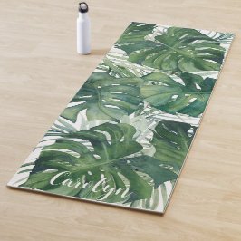 Tropische bladeren Oerwoud Planten Yogamat