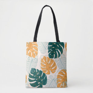Tropische bladeren: Oerwouden afdichting Tote Bag