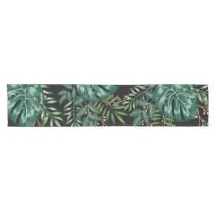 Tropische bladeren Palm Monstera Home Decor Kitche Korte Tafelloper