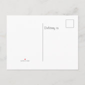 Tropische Bladeren Palm Trouw RSVP Postkaart Uitnodiging Briefkaart (Achterkant)