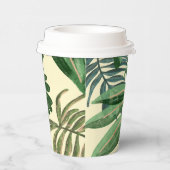 Tropische bladeren PARTIJ Papierkopjes Papieren Bekers (Rechts)