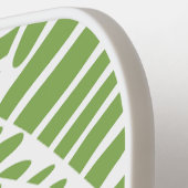 Tropische bladeren patroon pickleball paddle (Links Detail)