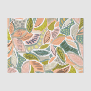  Tropische bladeren personaliseren Tissuepapier