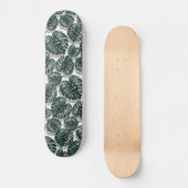 Tropische bladeren persoonlijk skateboard (Voorkant)
