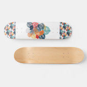 Tropische bladeren persoonlijk skateboard (Horizontaal)