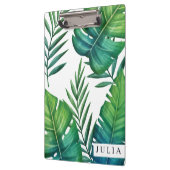 Tropische bladeren Persoonlijke Waterverf Klembord (Links)