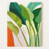 Tropische bladeren planner (Achterkant)