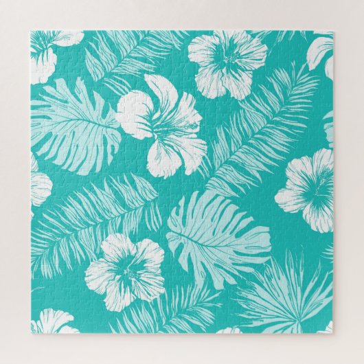 Tropische bladeren: Plant Legpuzzel (Verticaal)