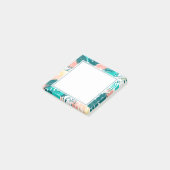 Tropische bladeren post-it® notes (Schuin)