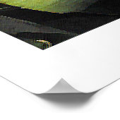 Tropische bladeren poster (Hoek)