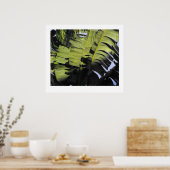 Tropische bladeren poster (Keuken)