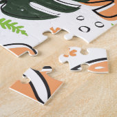 tropische bladeren puzzel legpuzzel (Zijkant)