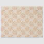 Tropische bladeren  retro zomerverjaardag tissuepapier (Voorkant)