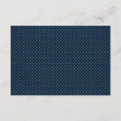 Tropische bladeren roze en marineblauw bruiloft informatiekaartje (Achterkant)