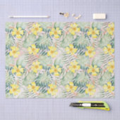 Tropische bladeren roze ombre glitter Dream Tissuepapier (Craft)