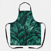 Tropische bladeren schort (Voorkant)