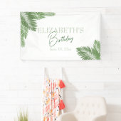 Tropische Bladeren  Spandoek (Insitu)