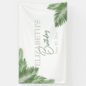 Tropische Bladeren  Spandoek (Verticaal)