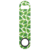 Tropische bladeren speed flessenopener (Achterkant)