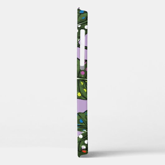 Tropische bladeren:  stip. Case-Mate iPhone case (Achterkant / Links)