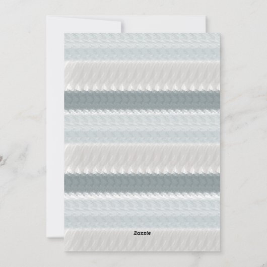 Tropische Bladeren Stof Blauw Goud Kerstfeest Feestdagenkaart (Achterkant)