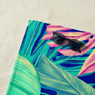tropische bladeren tafellaken strandlaken