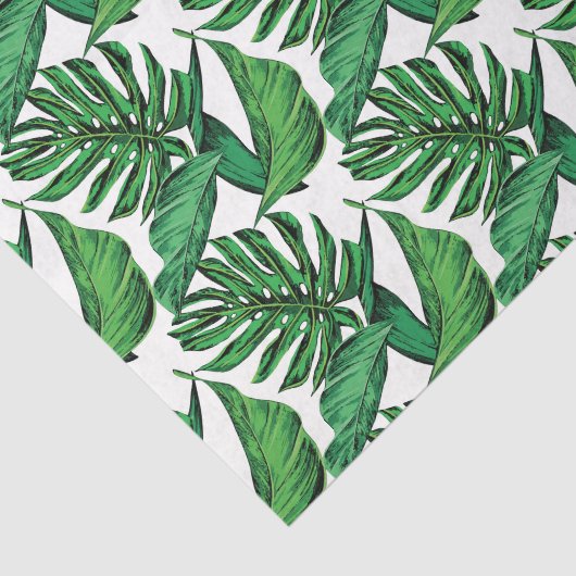 Tropische bladeren Tekenschaal scrapbookg ontkoppe Tissuepapier (Detail)