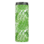Tropische bladeren thermische tumbler thermosbeker (Achterkant)