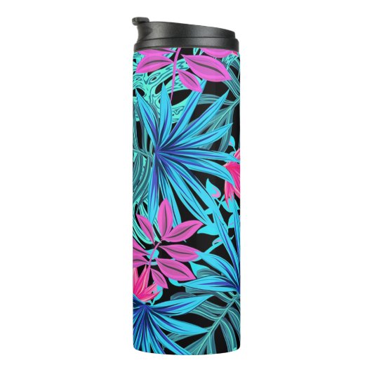 Tropische bladeren thermosbeker (Geroteerd rechts)