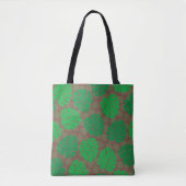 tropische bladeren tote bag (Voorkant)