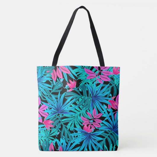Tropische Bladeren Tote Bag (Voorkant)
