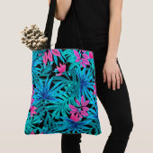 Tropische Bladeren Tote Bag (Dichtbij)