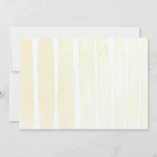 Tropische bladeren uitnodiging van afgelopen dag m (Achterkant)