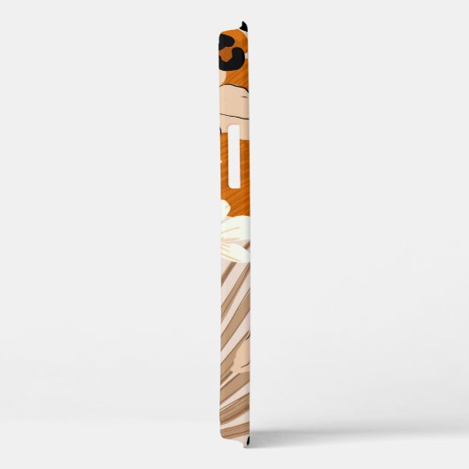 Tropische bladeren van luipaard Case-Mate iPhone case (Achterkant / Rechts)