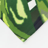 Tropische bladeren Vleekzak Fleece Deken (Hoek)